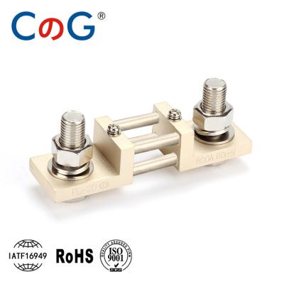 China The analog type of copper + manganin CG. FL-2D 800A Amp Alloy DIN Meters DC Shunt Resistor Reactor For DC Machine for sale