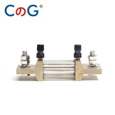 China Fixed portable accurate CG shunt BE-100mV 500A CL0.2 current resistance manganin shunt. for sale