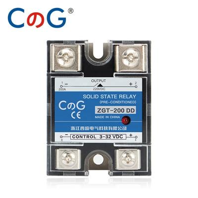 China CG Single Phase Sealed Solid State Relay. SSR-200DD 200A 220V 380V 600V SSR-400DD 400A 220V 380V 600V for sale