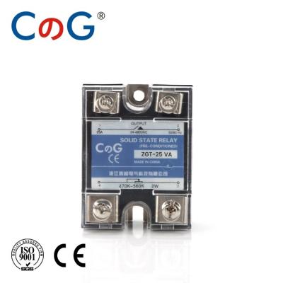 China CG sealed voltage VA. SSR-25VA 25A 1 phase solid state relay for sale