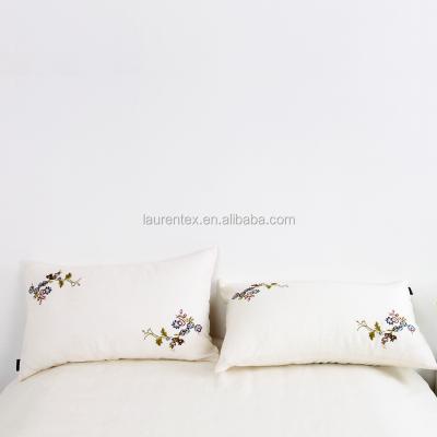 China Embroidery Antibacterial Bedding Set Bed Sheet Antibacterial Fabric 100%hemp for sale