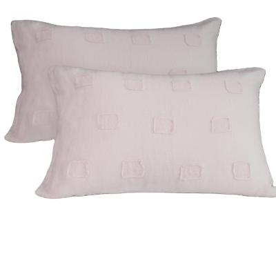 China High Quality Modern Anti-static Patchwork Pillow Cases 1Pair Canvas Cushion Cover For Home Hotel Dorm for sale