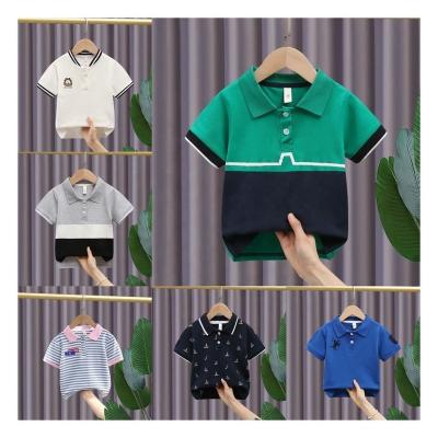 China Breathable Kids Boys Clothes High Quality Kids Summer Casual Polo T-Shirt From China Factory for sale