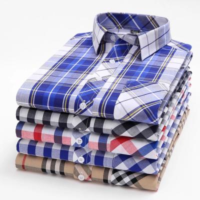 China 2023 Anti-Wrinkle Casual Shirt Men's Shirts Solid Cotton Breathable 100% Long Sleeve Shirts For Men Accept OEM for sale