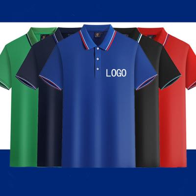 China Anti-wrinkle plus size men's polo shirts dtg custom printimen custom logo golf logo polo shirt for sale