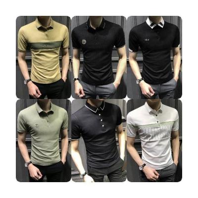 China Wholesale New Design Good Quality Anti-wrinkle Plain Men's Golf Lapel Polo Shirt For Sports Men's Casual Men's Polo Shirts for sale