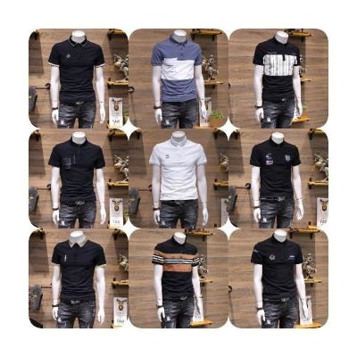 China Hot sale men's short sleeve polo shirtsComfortable men's cotton polo shirts Anti-wrinkle golf men's polo shirts for sale