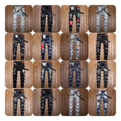 China Breathable current pricesClassic fashion mens wholesale broken zipper jeans slim jeans factory for sale