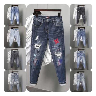 China Latest Design Mens Breathable Stretch Jeans Top Quality Mens Denim Pants for sale