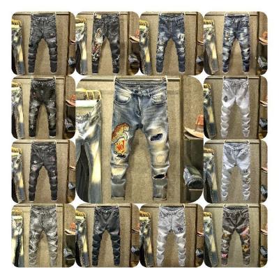 China 2022 new style breathable custom made jeans ripped hot sale high quality men's jeans skinny male jeans for sale