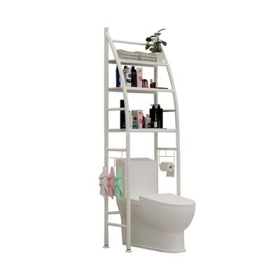 China Standing Type Durable Using Universal Low Price Toilet Metal Bathroom Standing Shelf for sale