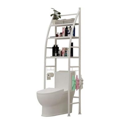 China Standing Type Metal Paper Rack Toilet Rack Shelf Bathroom Storage Rack for sale