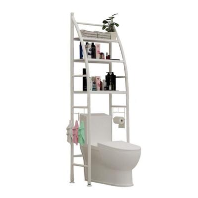 China Sustainable Metal 3 Tier Multi Layer Toilet Rack Over Storage Space for sale