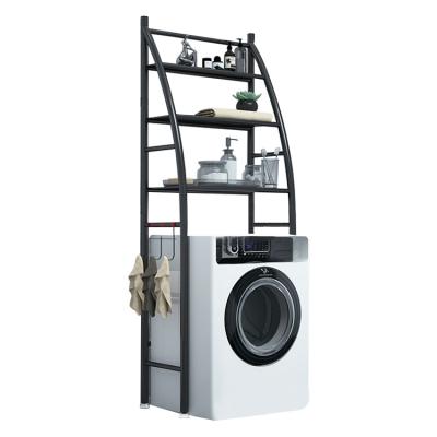 China Sustainable 3 Tier Toilet Shelf Bathroom Rack Above Laundry Washing Machine Storage Shelves for sale