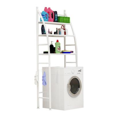 China Standing Type High Quality Durable Using Washing Machine Shelf Shelving Storage For Bathroom for sale