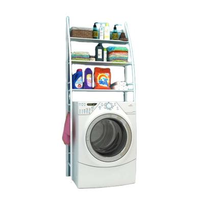 China Sustainable Flexible Floor Rack Over Washing Machine Rack Bathroom for sale