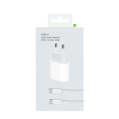 China Original 20w Speed ​​Palladium Charger US EU Plug USB C Fast Charging Power Adapter for iphone 12 12mini 13pro max for sale