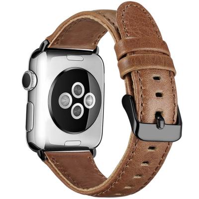 China COOLYEP Cool Popular Luxury Smart Watch Leather Band For iWatch Band Strap 38mm Replaceable 40mm Watch Band For Apple for sale