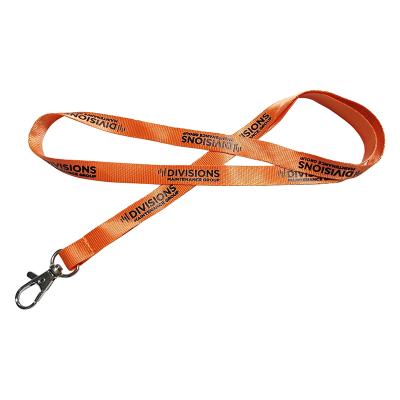 China Wholesale OEM Smooth Material Sublimation Nylon Lanyards Plain Cheap Custom Logo Printed Nylon Lanyard With Custom Single Hook for sale