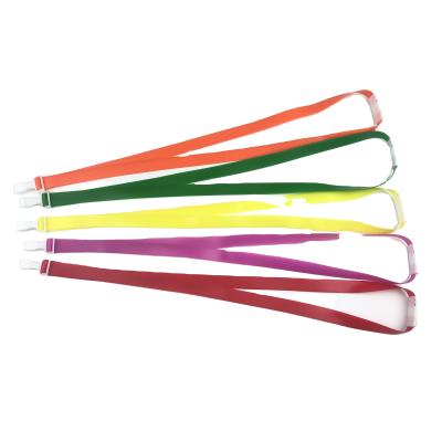 China Wholesale Custom PVC Screen Printed Rubber Neck Strap PVC Lanyards With Logo for sale