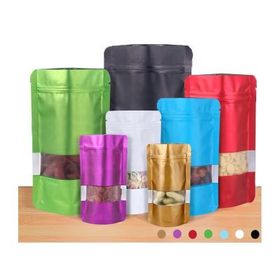 China Wholesale High Quality Moisture Proof Zipper Bags Factory Coffee Factory Bags Aluminum Window Foil gusseted in stock for sale