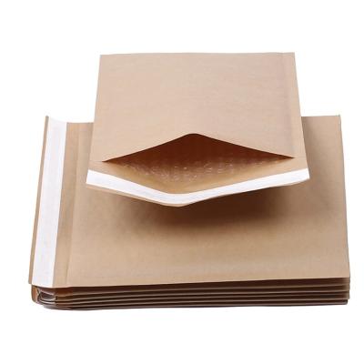 China Food Packaing large quantity in stock support customization a poly color kraft paper bubble mailing bag for sale