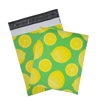 China Food Packaing Customize Express Lemon Delivery Full Printing Bag For Underwear Shoebox Store for sale