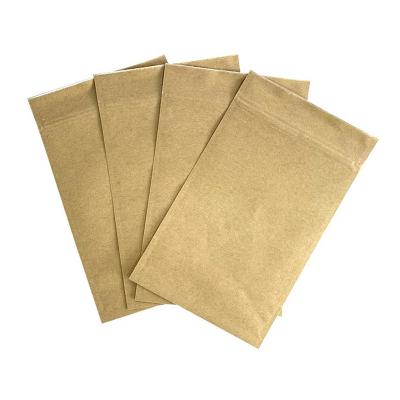 China 50g manufacturer customized biodegradable ziplock bag 50g BIODEGRADABLE paper packaging bag PLA ziplock sealed bag for sale