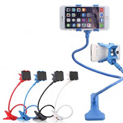 China Creative Mobile Phone Adjustable Lazy Bracket Neck Multifunctional Live Streaming Desktop Bed General Hanging Bedside Lengthen Clip for sale