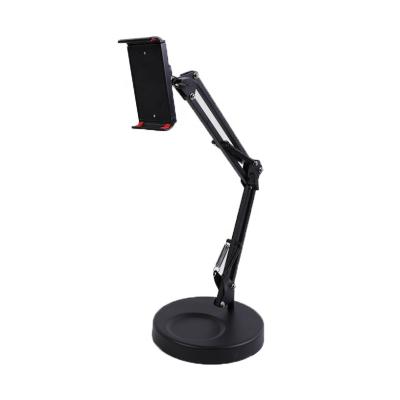 China Adjustable Swing Arm Stand Desk Mount Stand Cell Phone Clip Table Height and Angle 360 ​​Degree Adjustable Rotation Long Arm Bracket for sale