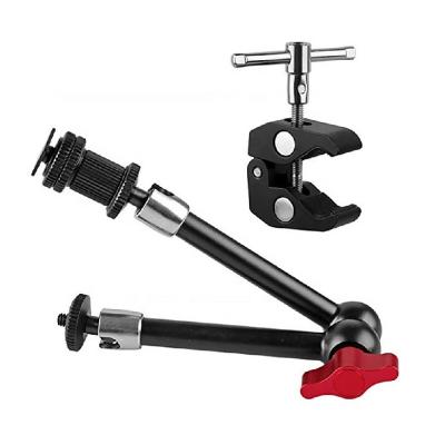 China Takenoken Camera Photography Accessories Portable Super Clamp Flexible and Adjustable Large Crab Jaw and 11 Inch CNC Articulating Magic Arm for LCD Monitors for sale