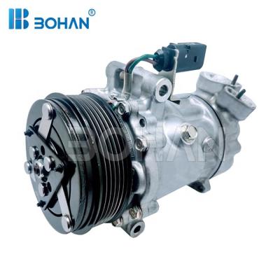 China For Audi VW FOX/GOL G4 Sanden SD6V12 A/C Compressor For SKODA FABIA/ROOMSTER For Audi VW FOX 6RF820803C 6R0820803B 5U0820803F BH-AD031 for sale