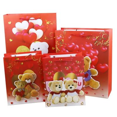 China OEM Recyclable Spot Personalized Kids Gift Wrapping Paper Bag for sale