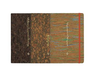 China Tibet Cultural Environmental Notebook with Five Tibetan Handmade Recycled Paper Buddhas of Culture Diary Notebook 100% Recycled Paper for sale