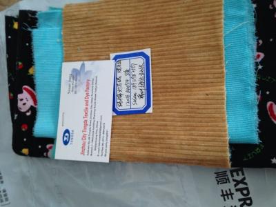 China 40*40 77*155 21wale garment corduroy fabric for sale