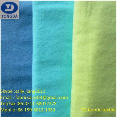 China Cotton 20*10 40*42 brush fabric for sale