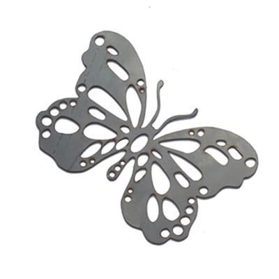 China OEM ODM Nickel Shape Butterfly Aluminum Steel Animal Laser Equipment Customized Form Metal Fabrication for sale