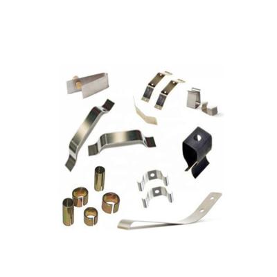 China China OEM Stainless Steel Product Customized Aluminum Brass Metal Stamping Small Spring Clips for sale