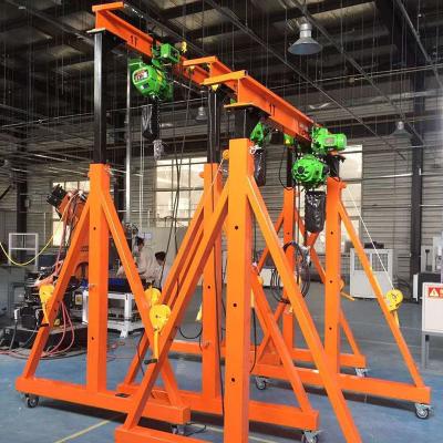 China Gantry Crane 0.5T 1T 2T 3T 5T ​​7.5T 10T Mini Lifting Marble Gantry Crane Portable Gantry Crane For Marble Granite for sale