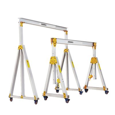 China Single Girder Gantry Crane Aluminum Alloy Gantry Crane Light Small Portable Crane Single Girder Gantry Crane for sale