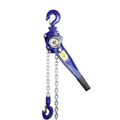 China Manual Goods Lifting Equipment Lever Hoist Crane 0.75 Ton 9 Ton Chain Block Pusher for sale