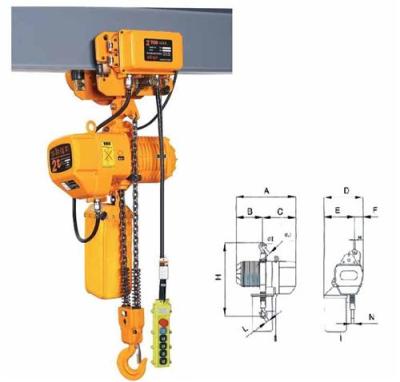 China Iron ring chain hoist 2T electric explosion-proof chain hoist electric hoist 1t electric hoist for sale