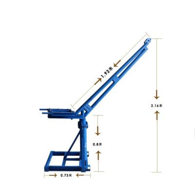 China Other construction hoist 1000kg outdoor mobile lifting crane for sale for sale