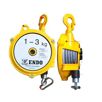 China Tower Type Balance Hoist 3-5kg 9-15-22-30kg Alloy Steel Spring Self Locking Tension for sale