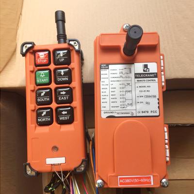 China Industrial Wireless Travling Crane Telecrane 6 Button f21-e1b Remote Control for sale