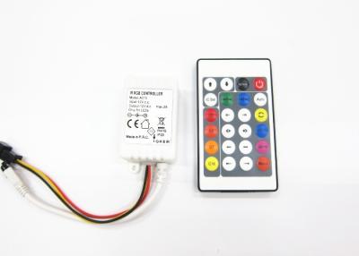 China 24 Key Magic Color Led Light Accessories , Rgb Led Light Strip Connectors for sale