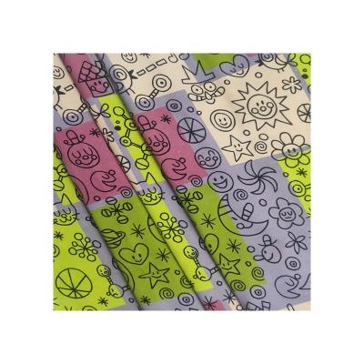 China High Quality Cheap Anti Pill Multi Designs Custom Printed Spandex Baby 100% Cotton Lycra Organic Fabric for sale