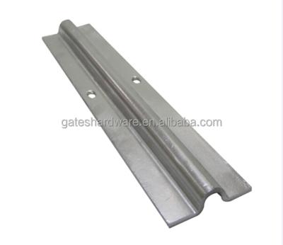 China Galvanized Steel Plate Galvanized Bolt Down Ground Track For Sliding Gate Wheel for sale