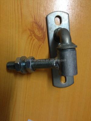 China Steel Adjustable Stud Hinges With Long Bolt For Swing Door Trunnion Hinge for sale