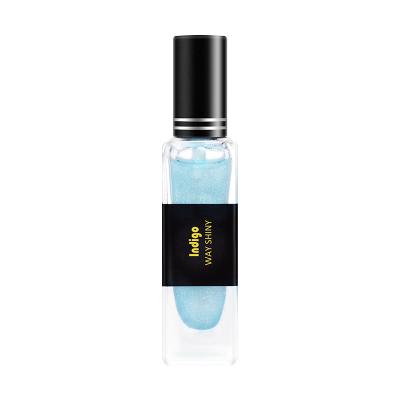 China Hot Selling Private Lasting Designer Perfume Rainbow Love by Logo Women Perfumes 15ml quicksand Water-cyan-blue for sale